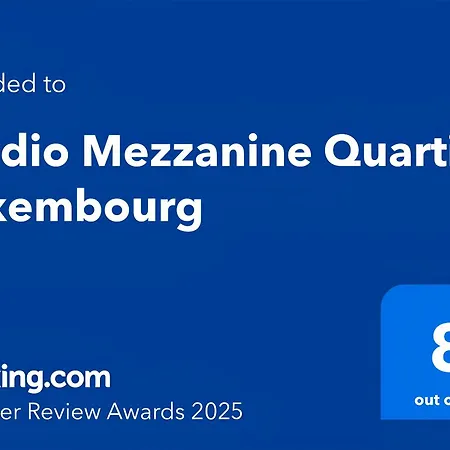 Studio Mezzanine Quartier Luxembourg Free Netflix-2